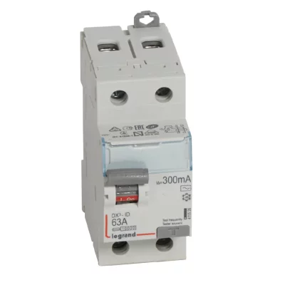 LEGRAND Interrupteur differentiel DX3-ID 2 poles 63A ac 300MA  411526