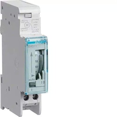HAGER Interrupteur horaire analogique 1 voie 1 module