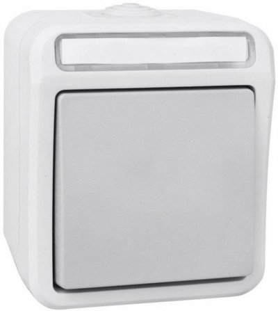 PERANOVA Interrupteur/inverseur  102453 Pera gris clair, gris fonc&eacute;