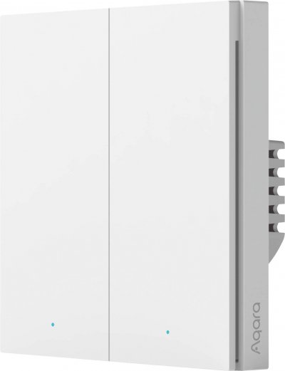 AQARA Interrupteur Mural Double Connect&eacute; Zigbee  Smart Wall Switch H1
