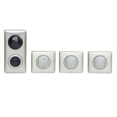 LEGRAND Interrupteur mural Pack de d&eacute;marrage C&eacute;liane with Netatmo - Titane