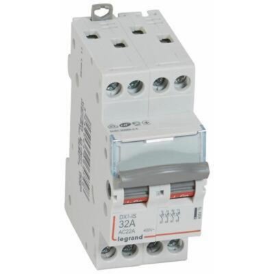 LEGRAND Interrupteur-sectionneur DX&sup3;-IS 4P 400V~ - 32A - 2 modules