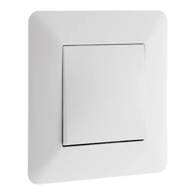 ZENITECH Interrupteur va-et-vient complet ARTEZO, blanc