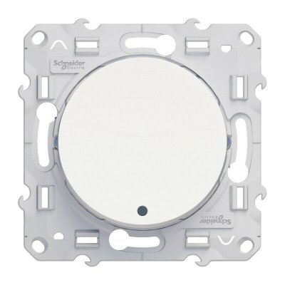 SCHNEIDER ELECTRIC Interrupteur va et vient lumineux Odace 230 V blanc