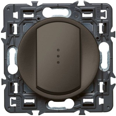 LEGRAND Interrupteur va-et-vient t&eacute;moin - c&eacute;liane Soft - 10A -graphite