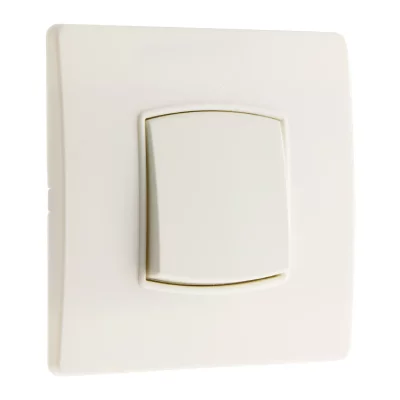 ZENITECH Interrupteur Va & Vient borne auto vis+griffes Diwone Blanc