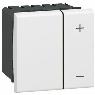 LEGRAND Interrupteur variateur basique 2 fils MOSAIC 2 modules blanc - 078405