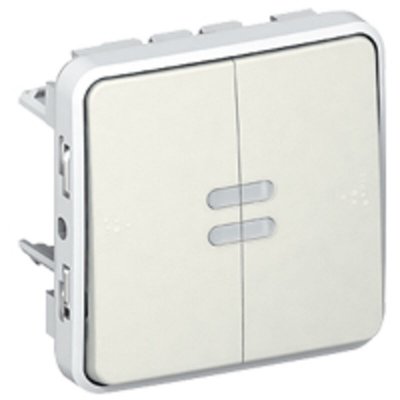 LEGRAND Interrupteurs 250 V Double Va-et-vient Lumineux Blanc
