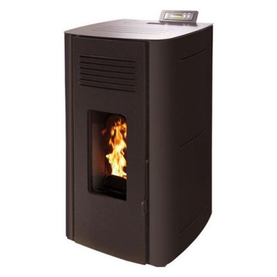 INTERSTOVES  Po&ecirc;le &agrave; granules HYDRO ELIO 13KW Etanche - Noir 