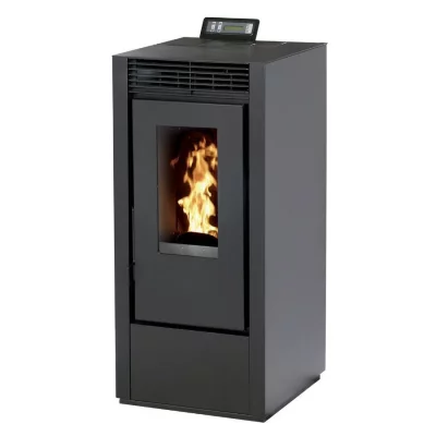 Interstoves Po&ecirc;le &agrave; granules MARINA 14KW Etanche Canalisable - Noir