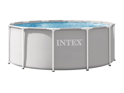 INTEX  - 26718FS - Kit Piscine Prism Frame Ronde Tubulaire 3,66 x 1,22