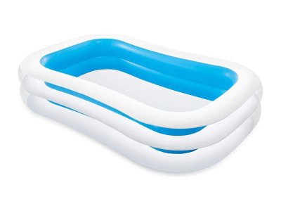 INTEX  56483NP Swim Center Family Pool, Bleu, 262 cm x 175 cm x 56 cm