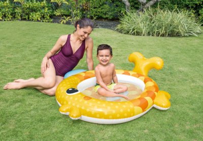 INTEX -57111EP Gonflable Poisson Piscinette 1er &acirc;ge, 1, Jaune