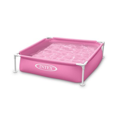 INTEX  57172NP Piscinette &agrave; cadre tubulaire 122 x 122 cm