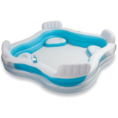 INTEX  -  56475 piscine gonflable 4 si&egrave;ges spa FAMILY LOUNGE POOL