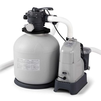 INTEX  -  pompe 28680 Filtre Sable Piscines Hors Sol 10000 Lt/Hr