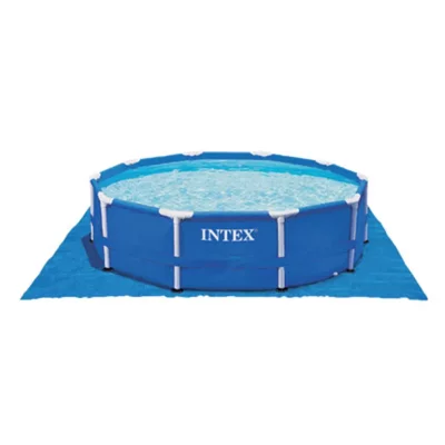 INTEX  - Tapis de sol pour piscine 5,49 m - Gris - Gris