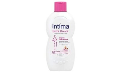 GENERIQUE Intima Cr&egrave;me Douche Extra Douce au Lait d'Amande - 500 ml - Lot de 4