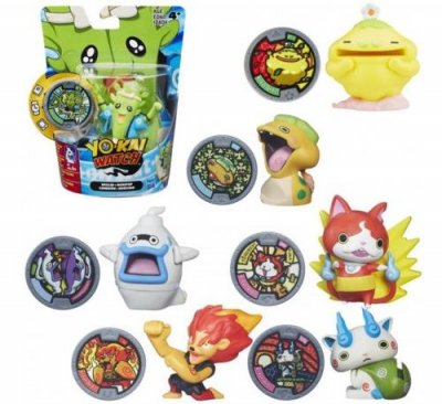 YOKA Intrafin Figurine Yo-kai Watch + Ma&copy;daille Exclusive Jibanyan