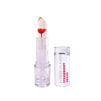 INUWET  - Baume &agrave; L&egrave;vres Fleur / R&eacute;agit au pH Fraise l&egrave;vres Vegan 34 g