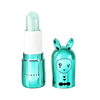 INUWET  BAUME LIP BALM METAL TURQUOISE cupcake