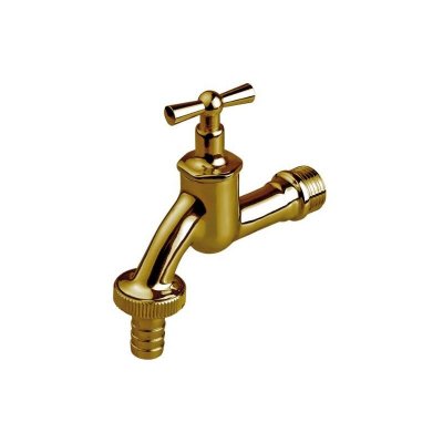 INVENA  - 1/2' Inch bsp Robinet Jardin Laiton/Chrom&eacute; Soupape Beau Regarder