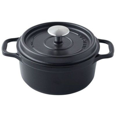 INVICTA  Cocotte ronde - &Oslash; 18 cm - Noir - Tous feux dont induction