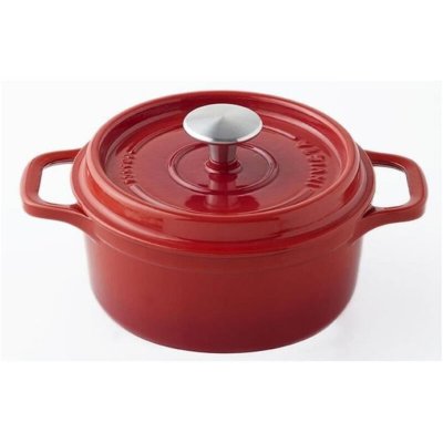 INVICTA  Cocotte ronde - &Oslash; 22 cm - Rubis - Tous feux dont induction