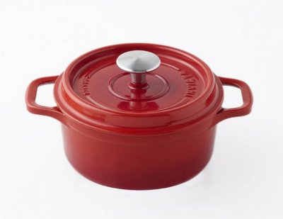INVICTA  Cocotte ronde - &Oslash; 32 cm - Rubis - Tous feux dont induction