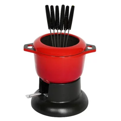 INVICTA  Service &agrave; fondue mixte - Rubis