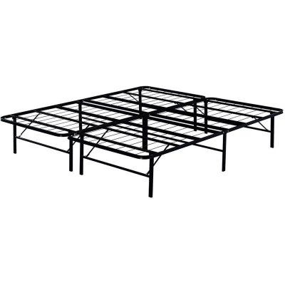 SANIVERRE INVITE Sommier dappoint pliable en m&eacute;tal Taille literie - 140x200 cm
