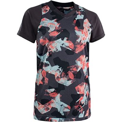 ION  Scrub Short Sleeve Enduro Jersey Noir L Femme
