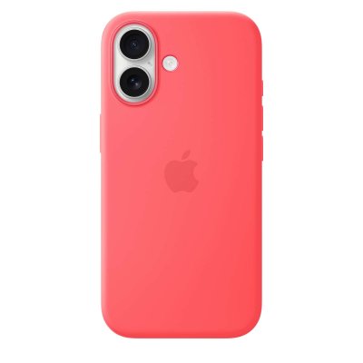 APPLE Iphone 17 - Coque En Silicone Avec Magsafe - Goyave &Eacute;clatante