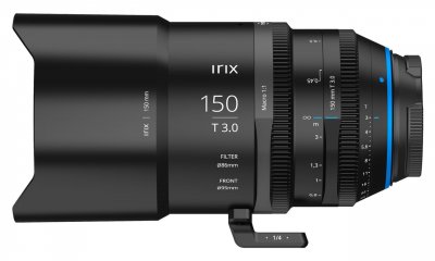 IRIX  150mm macro 1:1 T/3.0 monture Micro 4/3 objectif vid&eacute;o