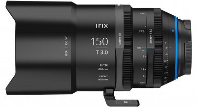IRIX  150mm macro 1:1 T/3.0 monture Sony E objectif vid&eacute;o