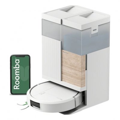 IROBOT  Robot Aspirateur Avec Station De Vidage Automatique Roomba Combo 575