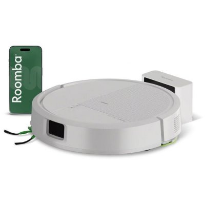 IROBOT  Roomba 115 - Robot Aspirateur Laveur - 15 000 Pa - 240 Ml - Blanc