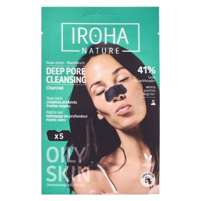 IROHA NATURE  Deep Pore Cleansing Nose Strips Pro Packung 5 St&uuml;ck