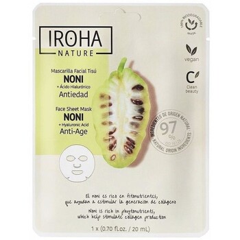 IROHA NATURE  Mascarilla Facial Tis&uacute; Antiedad Noni 20ml