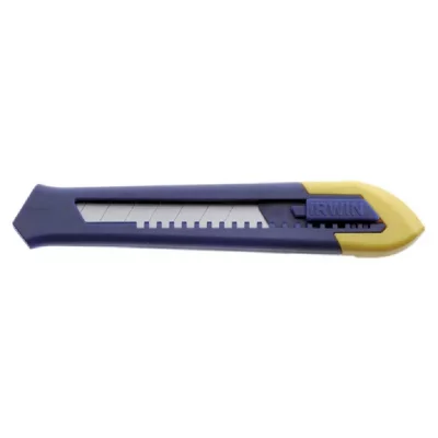 IRWIN  10506544 IW10506544 Cutter Lame secable-18 mm, Bleu/Jaune