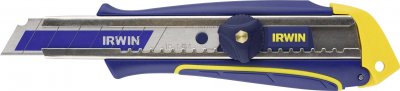 IRWIN  Couteau utilitaire avec lame encliquetable Bi-m&eacute;tal 18 mm