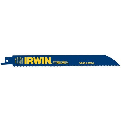 IRWIN  Jeu de 5 Lames bi-m&eacute;tal pour scie sabre 110R &agrave; bois et m&eacute;taux - 10 TPI
