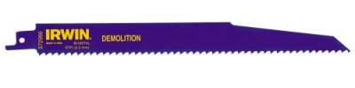 IRWIN  lot de 5 lames de scie sabre d&eacute;molition - 966r - 6tpi - 225 mm