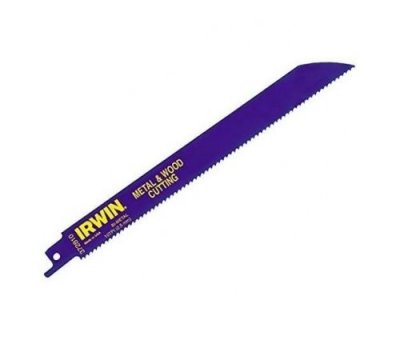 IRWIN  lot de 5 lames de scie sabre - pour bois et m&eacute;tal - 810r - 10 tpi - 150 mm