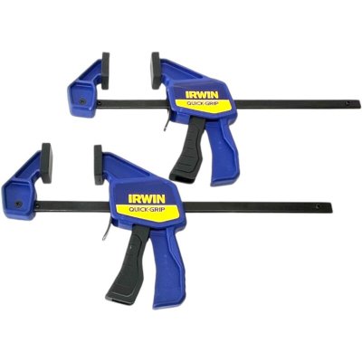 IRWIN  T5462EL7 Serre-joint &agrave; vis de Quick-Grip , longueur 150 mm (6 "") - paquet de 2 pi&egrave;ces