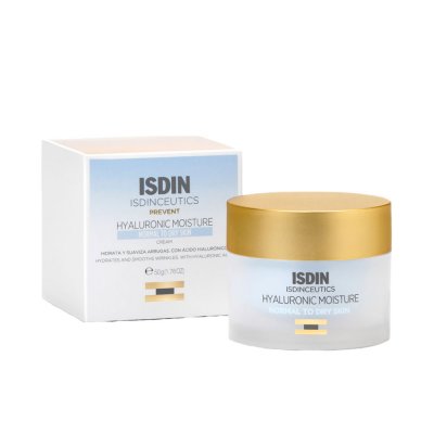 ISDIN  Cr&egrave;me Visage Hyaluronique Hydratante Peaux Normales &agrave; S&egrave;ches