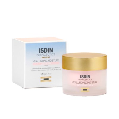 ISDIN  Cr&egrave;me Visage Hyaluronique Hydratante Peaux Sensibles 50 gr