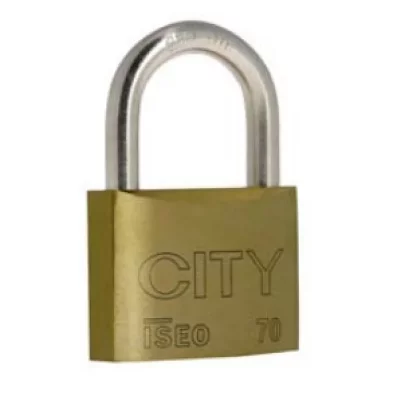 ISEO  Cadenas CITY 70 - Laiton, 2 cl&eacute;s