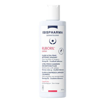 ISISPHARMA  Ruboril Fluide Ultra-Frais Nettoyant Apaisant 250ml