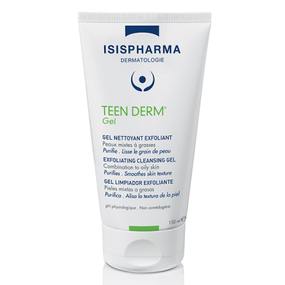 ISISPHARMA  teen derm gel nettoyant exfoliant 150ml